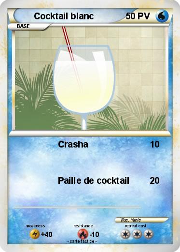Pokemon Cocktail blanc