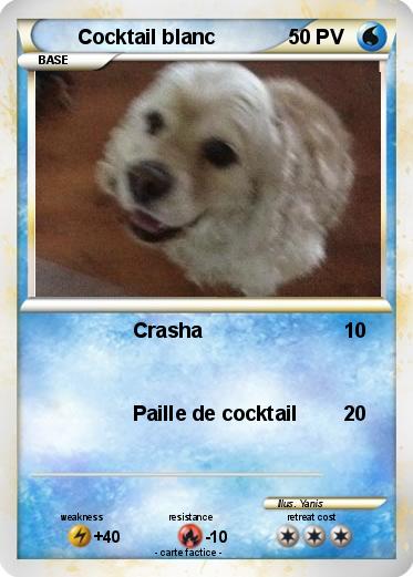 Pokemon Cocktail blanc