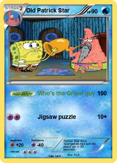 Pokemon Old Patrick Star