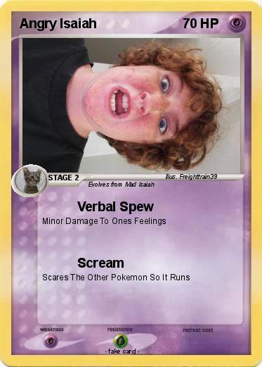 Pokemon Angry Isaiah