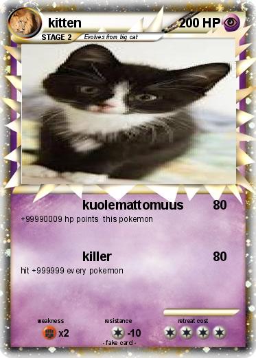Pokemon kitten