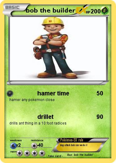 Pokemon bob the builder