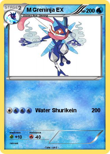 Pokemon M Greninja EX