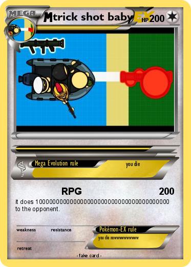 Pokemon trick shot baby