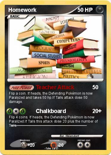 Pokemon Homework