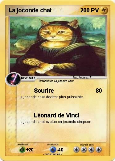 Pokemon La joconde chat