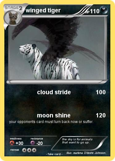 Pokemon winged tiger