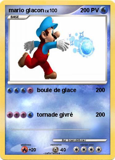 Pokemon mario glacon