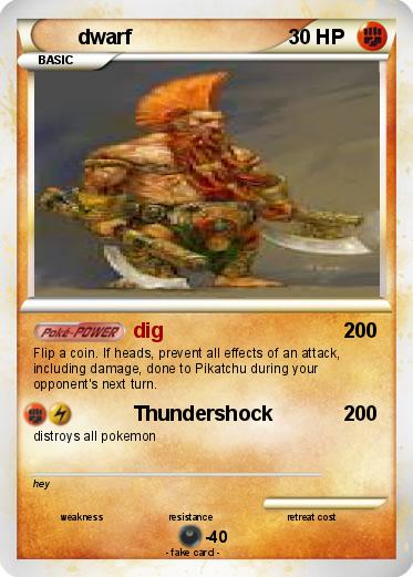 Pokemon dwarf