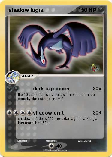 Pokemon shadow lugia