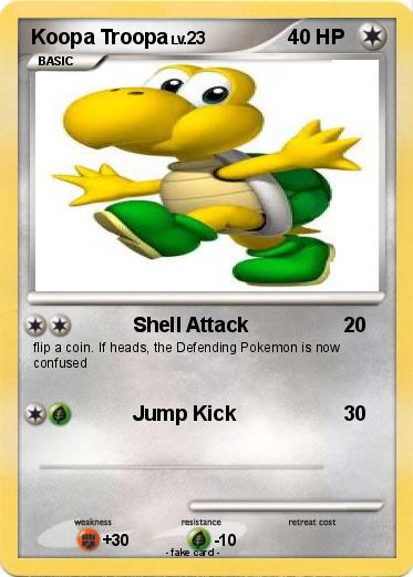 Pokemon Koopa Troopa