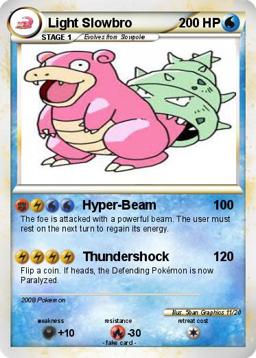 Pokemon Light Slowbro
