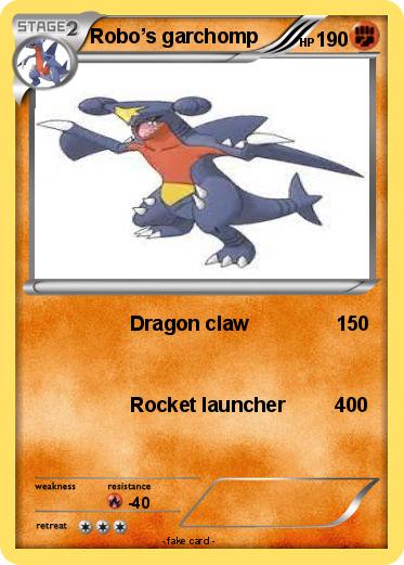 Pokemon Robo’s garchomp