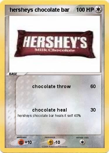 Pokemon  hersheys chocolate bar