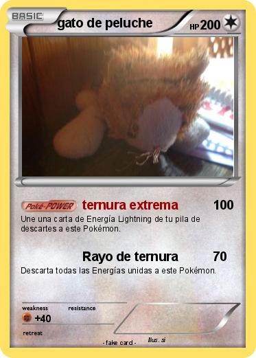 Pokemon gato de peluche