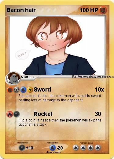 Pokemon Bacon hair