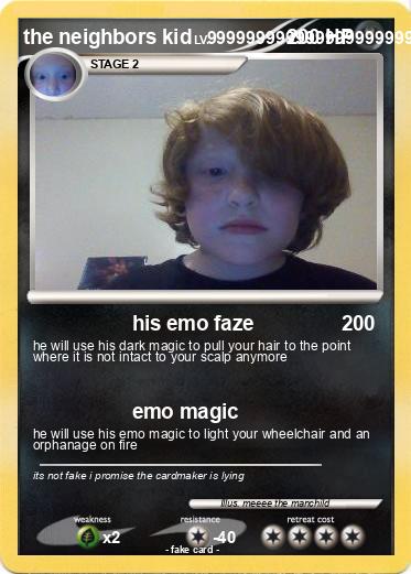 Pokemon the neighbors kid
