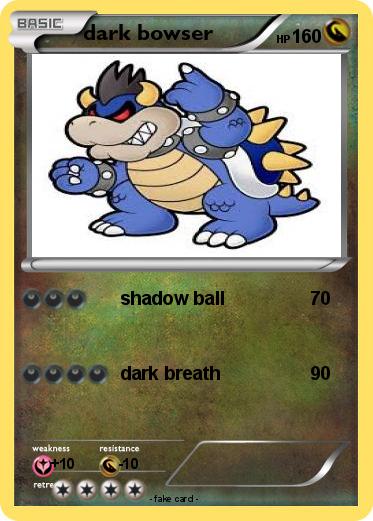 Pokemon dark bowser
