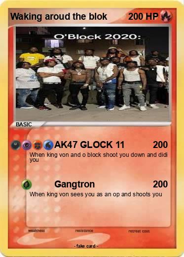 Pokemon Waking aroud the blok