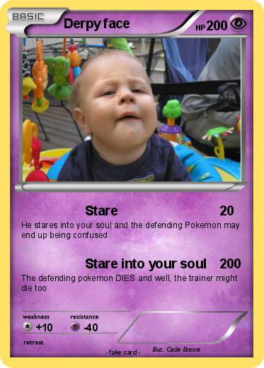 Pokemon Derpy face