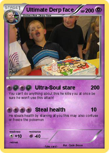 Pokemon Ultimate Derp face