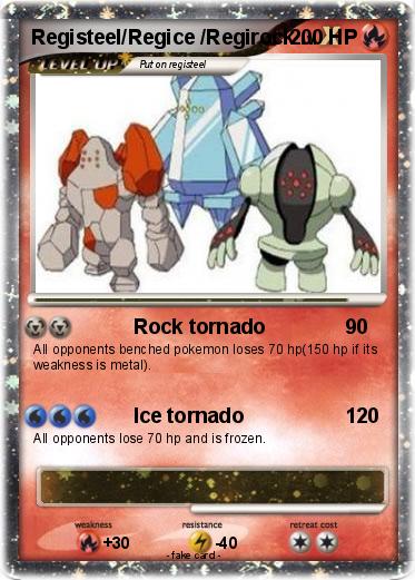Pokemon Registeel/Regice /Regirock