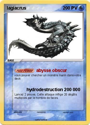 Pokemon lagiacrus