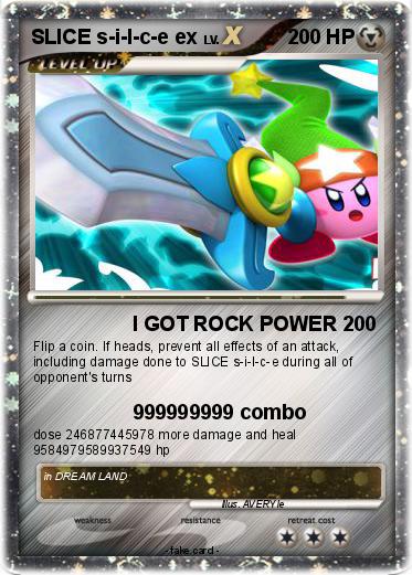 Pokemon SLICE s-i-l-c-e ex