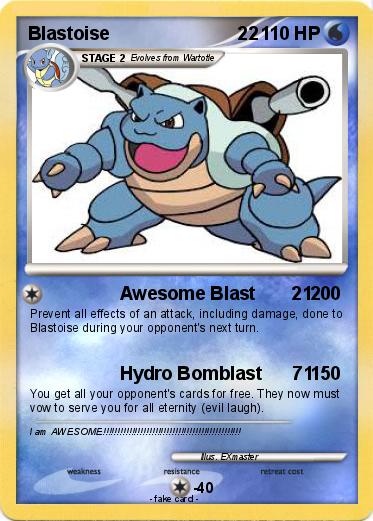 Pokemon Blastoise                         22