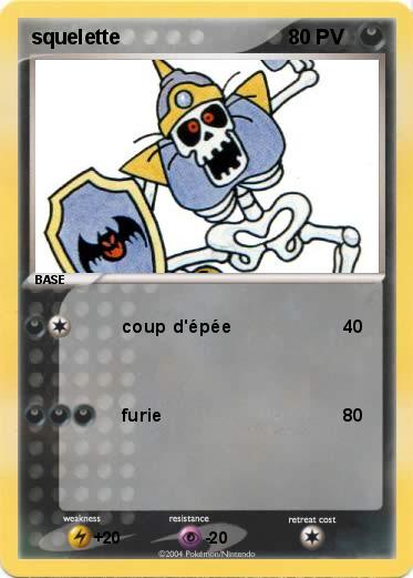Pokemon squelette