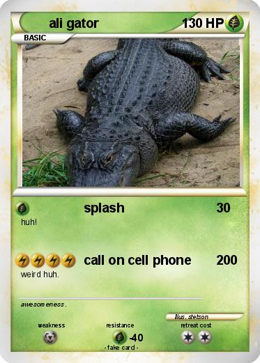 Pokemon ali gator
