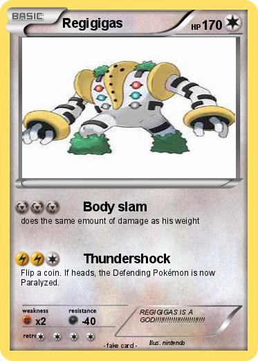Pokemon Regigigas