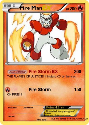 Pokemon Fire Man