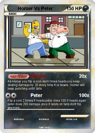 Pokemon Homer Vs Peter