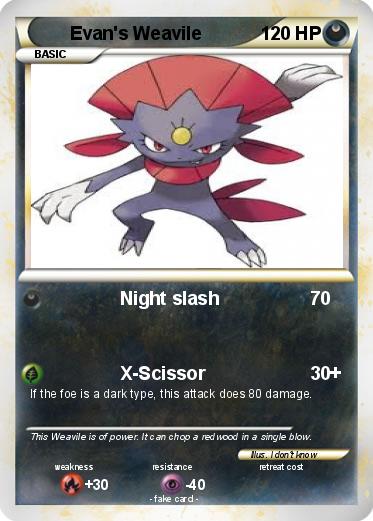 Pokemon Evan's Weavile