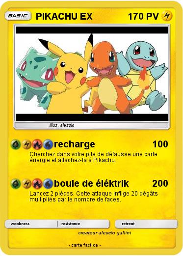 Pokemon PIKACHU EX