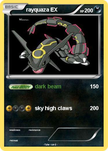 Pokemon rayquaza EX