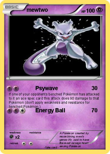 Pokemon mewtwo