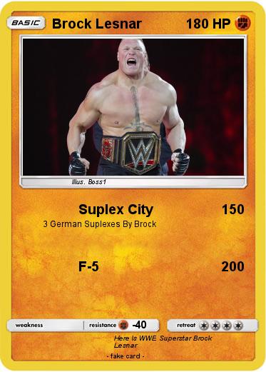 Pokemon Brock Lesnar