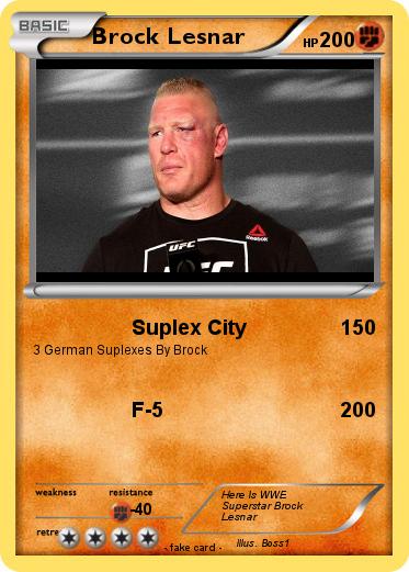 Pokemon Brock Lesnar