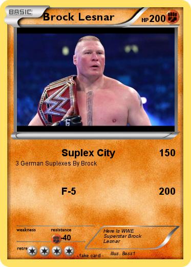 Pokemon Brock Lesnar