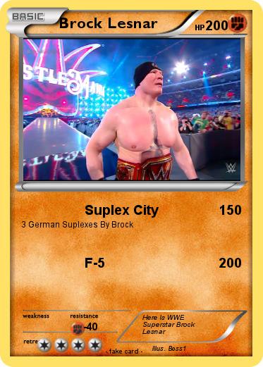 Pokemon Brock Lesnar