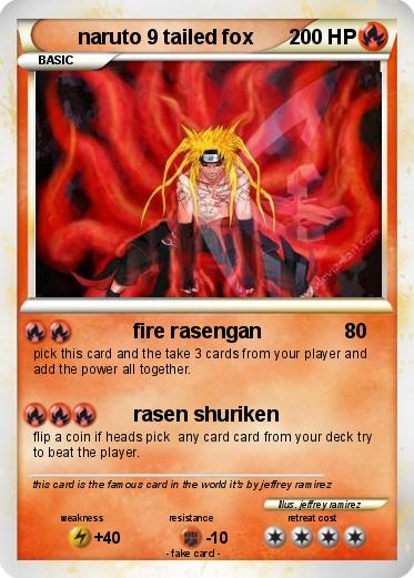 Pokemon naruto 9 tailed fox