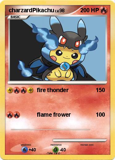Pokemon charzardPikachu