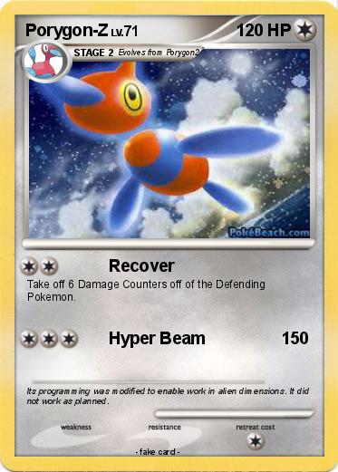 Pokemon Porygon-Z