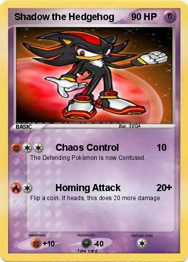Pokemon Shadow the Hedgehog