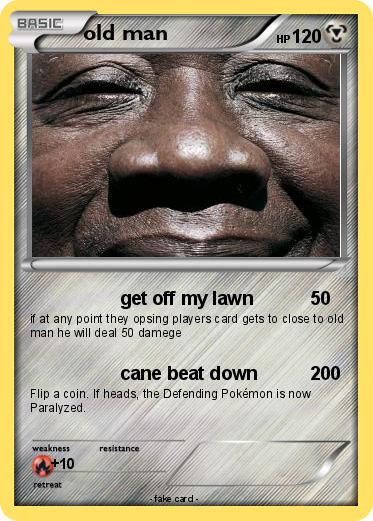 Pokemon old man