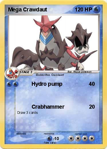 Pokemon Mega Crawdaut