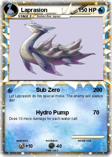 Pokemon Laprasion