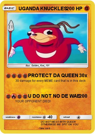 Pokemon UGANDA KNUCKLES
